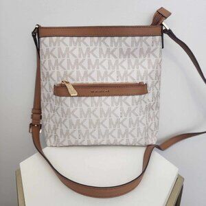 Michael Kors Medium Signature Logo Messenger Bag